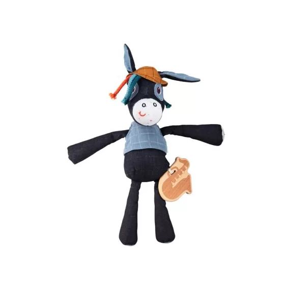 Peluche musicale Ignace l&rsquo;âne (30 cm)