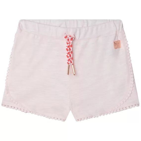 Short taille élastiquée Fille Rose