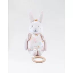 Peluche musicale – NOUKIE&rsquo;S – Pili en Veloudoux® – Beige – Pour bébé beige