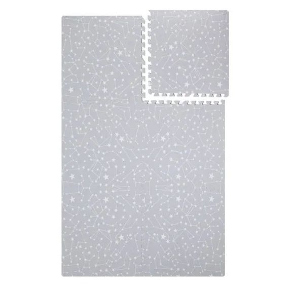 Tapis De Jeu Enfant Puzzle Stellar Gris Par Kidolo Gris
