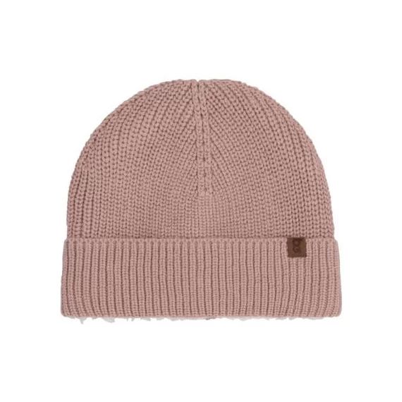 Bonnet teddy Soul vieux rose (0-3 mois)