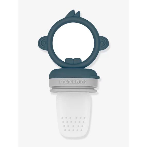 Grignoteur MINIKOIOI Baby Pulp en silicone ardoise/gris