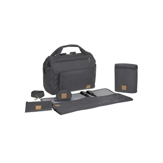 Sac à dos à langer Twin Glam Goldie anthracite