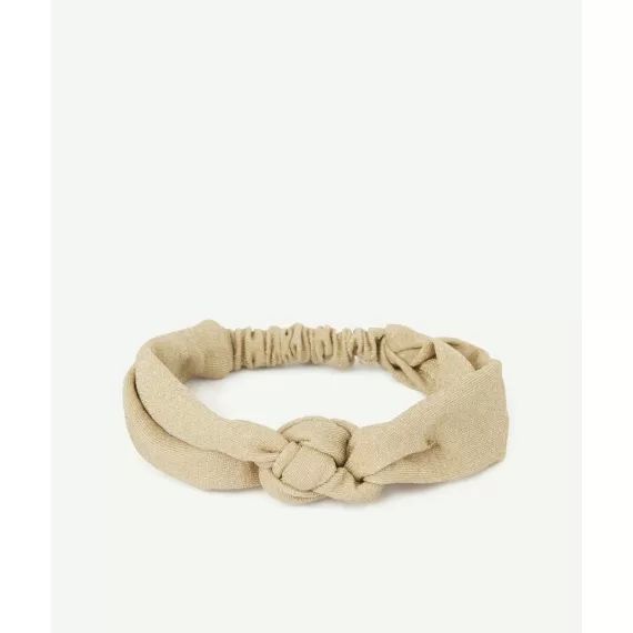 Bandeau bébé fille couleur dorée pailleté –  – Soldes