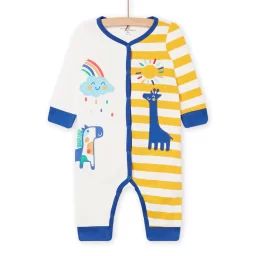 Pyjama À Motifs Fantaisie Bébé Garçon – Ecru