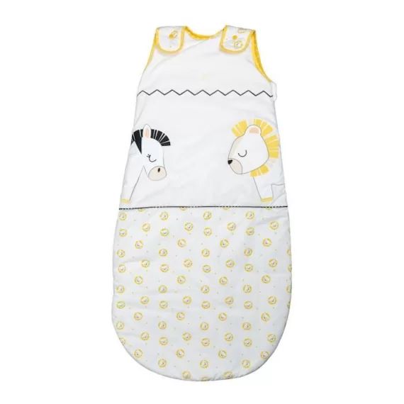 GRANDE GIGOTEUSE OUATINEE 6-24MOIS PLUCHE ET POMPON blanc