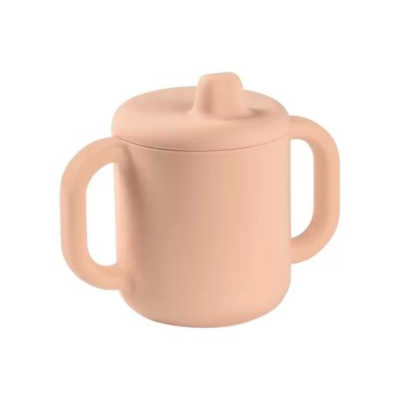 Tasse d&rsquo;apprentissage silicone pink (170 ml)
