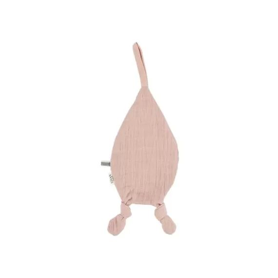 Doudou attache sucette Bliss rose