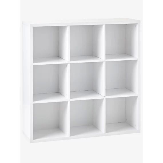 Meuble de rangement 9 cases blanc