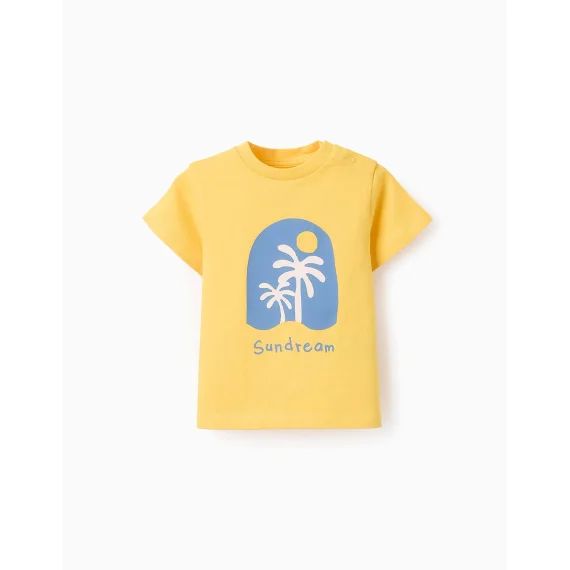 T-shirt À Manches Courtes Jaune