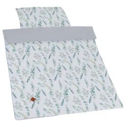 Couette Et Oreiller Enfant – Prêt À Dormir Eucalyptus Blanc Imprimé Eucalyptus