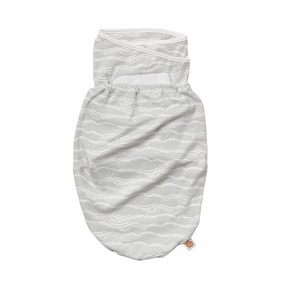 Couverture d&rsquo;Emmaillotage Ergobaby – Vagues d&rsquo;Argent