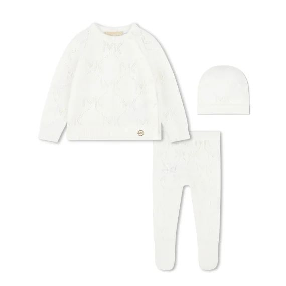 Ensemble de maternité en coton UNISEXE Blanc
