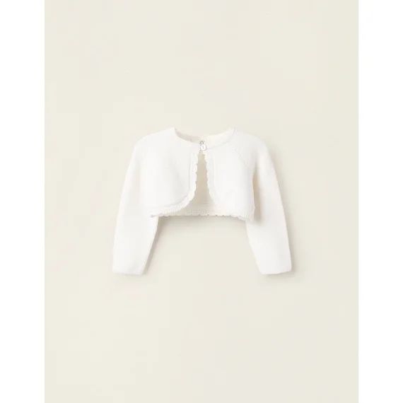 Gilet En Maille En Coton Blanc