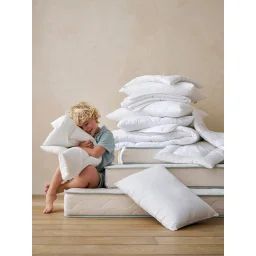 Oreiller moelleux microfibre thermorégulateur traité Passerelle® blanc