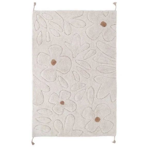Tapis Coton Dalia Nude Par Nattiot – 100 X 150 Cm – Rose – 100 X 150 Cm Rose