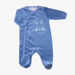 Pyjama bébé – TROIS KILOS SEPT bleu