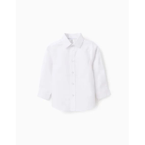 Chemise En Oxford De Coton Blanc