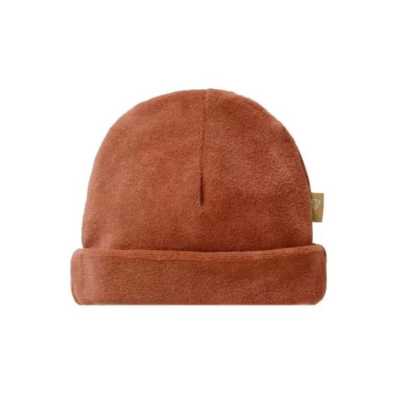 Bonnet en velours bio Copper (naissance)