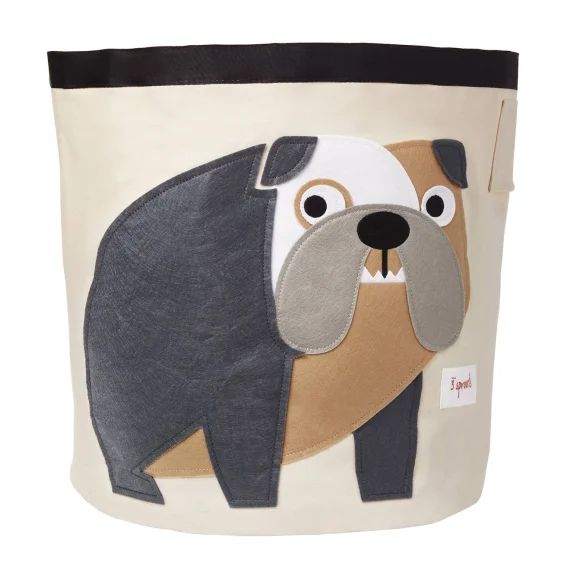 Sac À Jouets Bulldog Gris