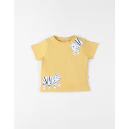 T-shirt Coton Jaune