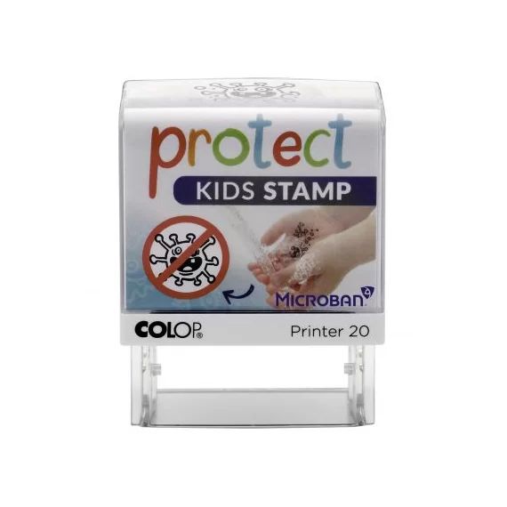 Tampon éducatif lavage des mains antivirus Protect Kids