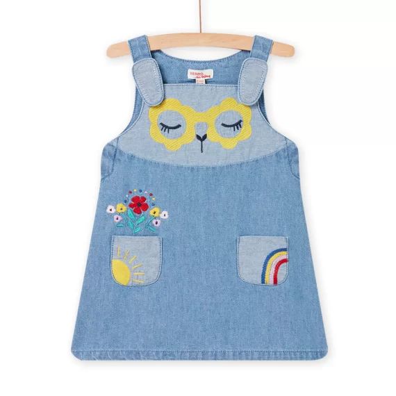 Robe Denim Clair Bébé Fille