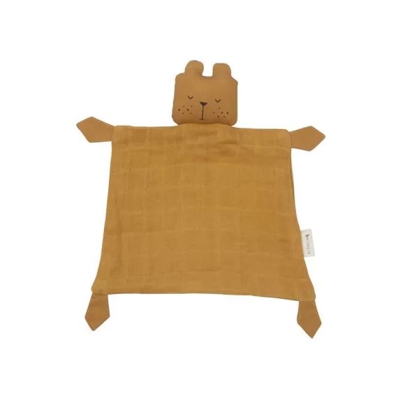 Doudou plat Ours ocre