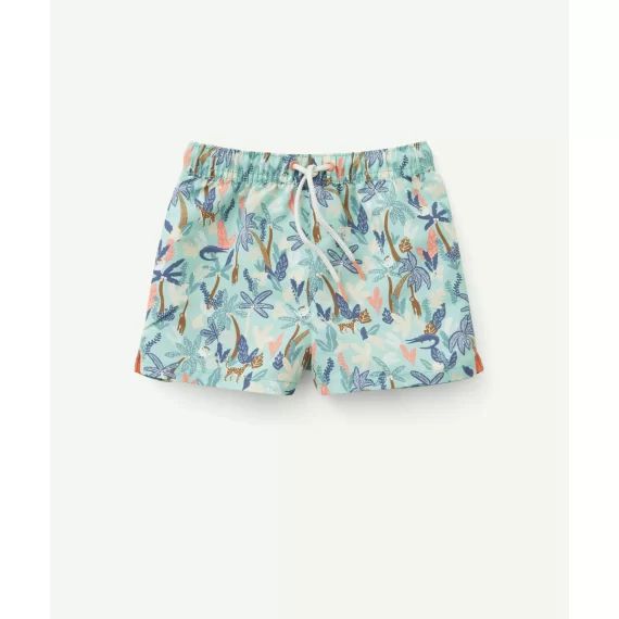 Short de bain bébé garçon en fibres recyclées et imprimé –  – Soldes