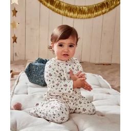 Dors bien de noël blanc en fibres recyclées imprimé étoiles –  – Soldes
