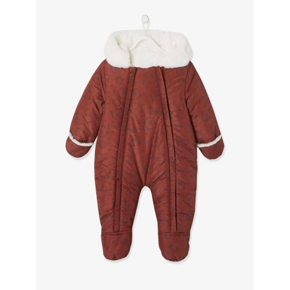 Combipilote bébé double ouverture totale cacao imprimé