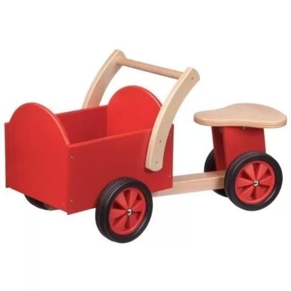 Vélo Triporteur pour Enfant – NEW CLASSIC TOYS – REF 1400 – Rouge – 3 Roues – 24 mois et plus rouge