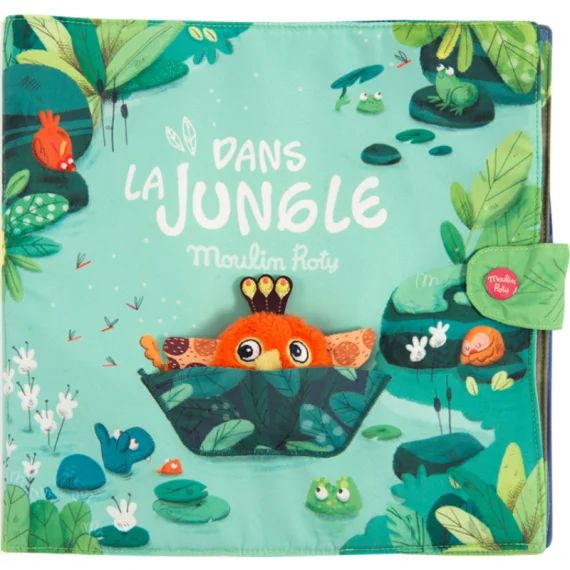 Grand livre bébé d&rsquo;activités Dans la Jungle