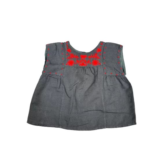 Blouse lin fille 18 mois