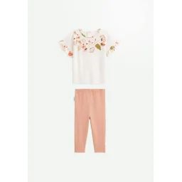 Ensemble Enfant T-shirt Et Legging Mindanao Rose