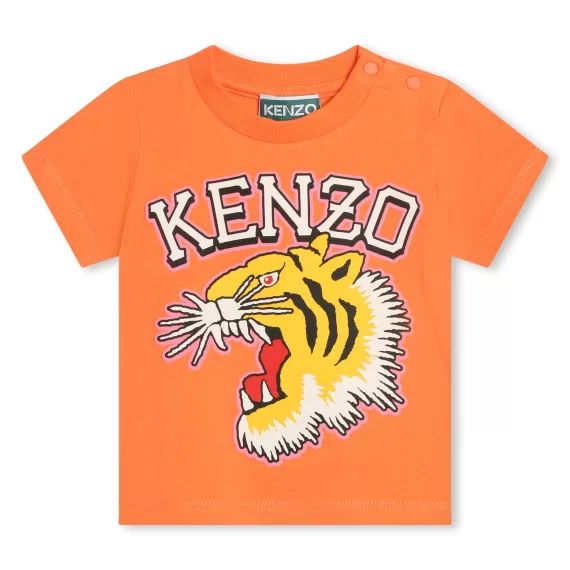 T-shirt pressionné en coton UNISEXE Rouge