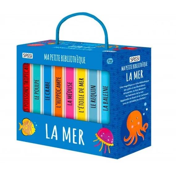 Lot De 8 Livres – Ma Petite Bibliothèque, La Mer Bleu