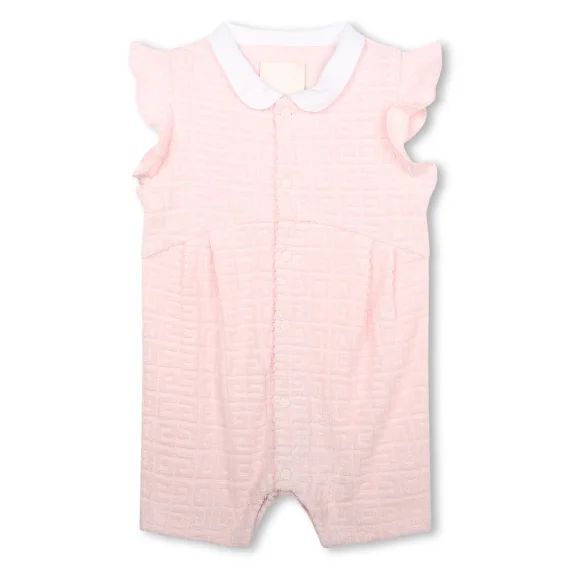 Combinaison en éponge coton UNISEXE Rose