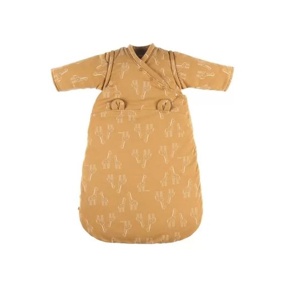 Gigoteuse en jersey bio chaude Mix & Match ocre TOG 1-2 (70 cm)