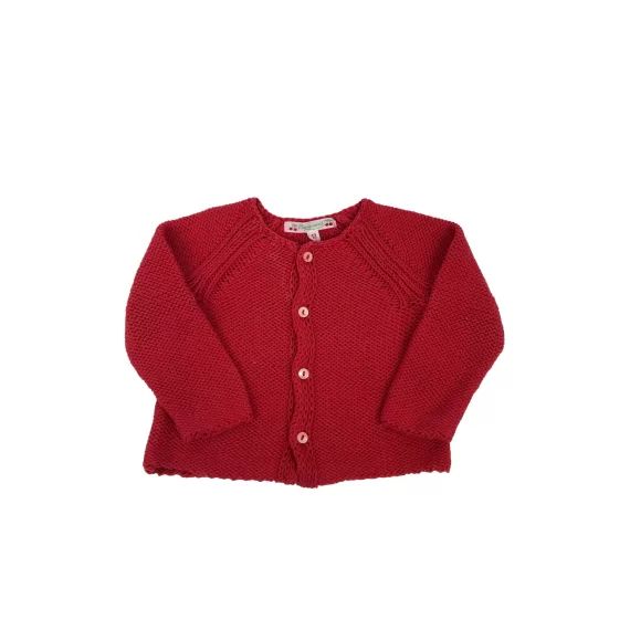 Gilet en coton fille 12 mois