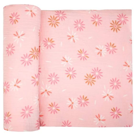 Maxi Lange En Gaze De Coton Rosella Rose Imprimé Floral