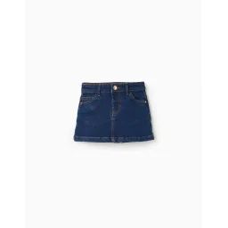 Mini Jupe En Jean Bleu