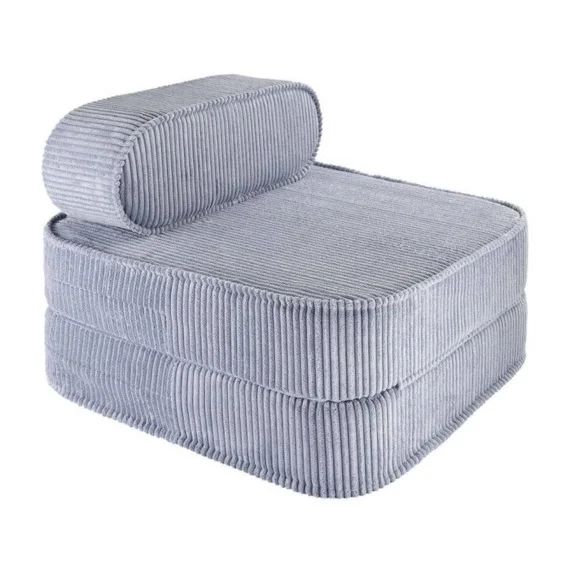 Chauffeusse Enfant Velours Côtelé Flip Blueberry Blue Bleu