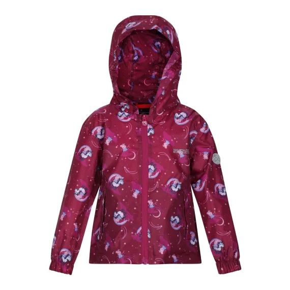 Veste Imperméable Polyester Peppa Pig Framboise Foncé