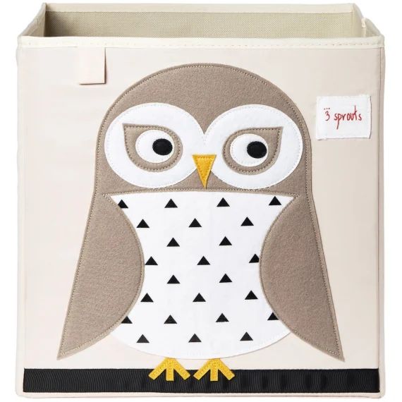 Cube de rangement Chouette (33,5 x 33,5 cm)