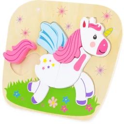 Puzzle Licorne Rose