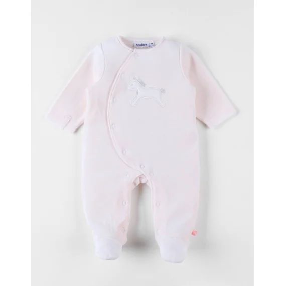 Pyjama En Velours Côtelé Licorne Rose