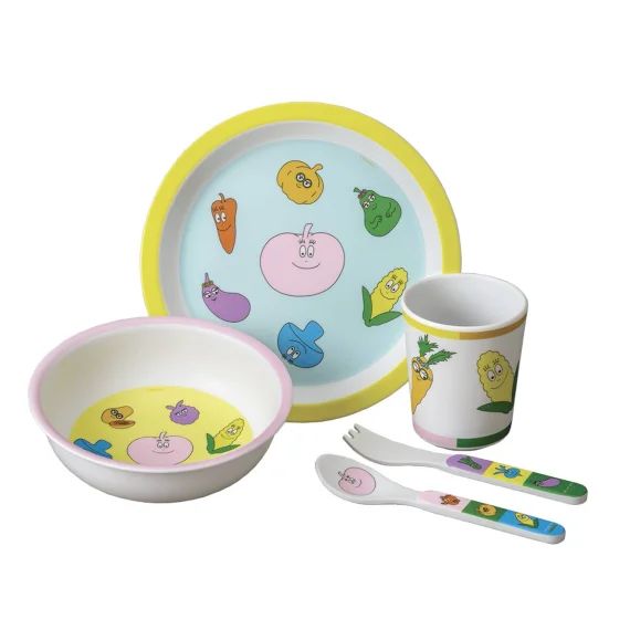 Coffret 5 Pièces Barbapapa Veggie Blanc