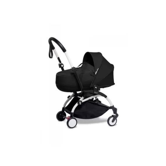 Poussette citadine Babyzen YOYO2 – Cadre blanc – Noir – Nacelle – Confort et praticité blanc