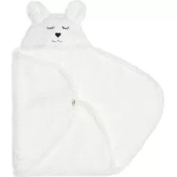 Couverture nomade Bunny neige (100 x 105 cm)
